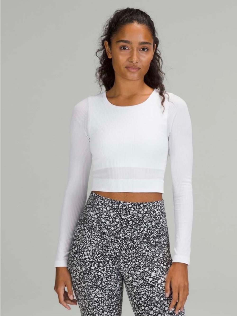 Lululemon Ebb to Street Long Sleeve Size 10 in White